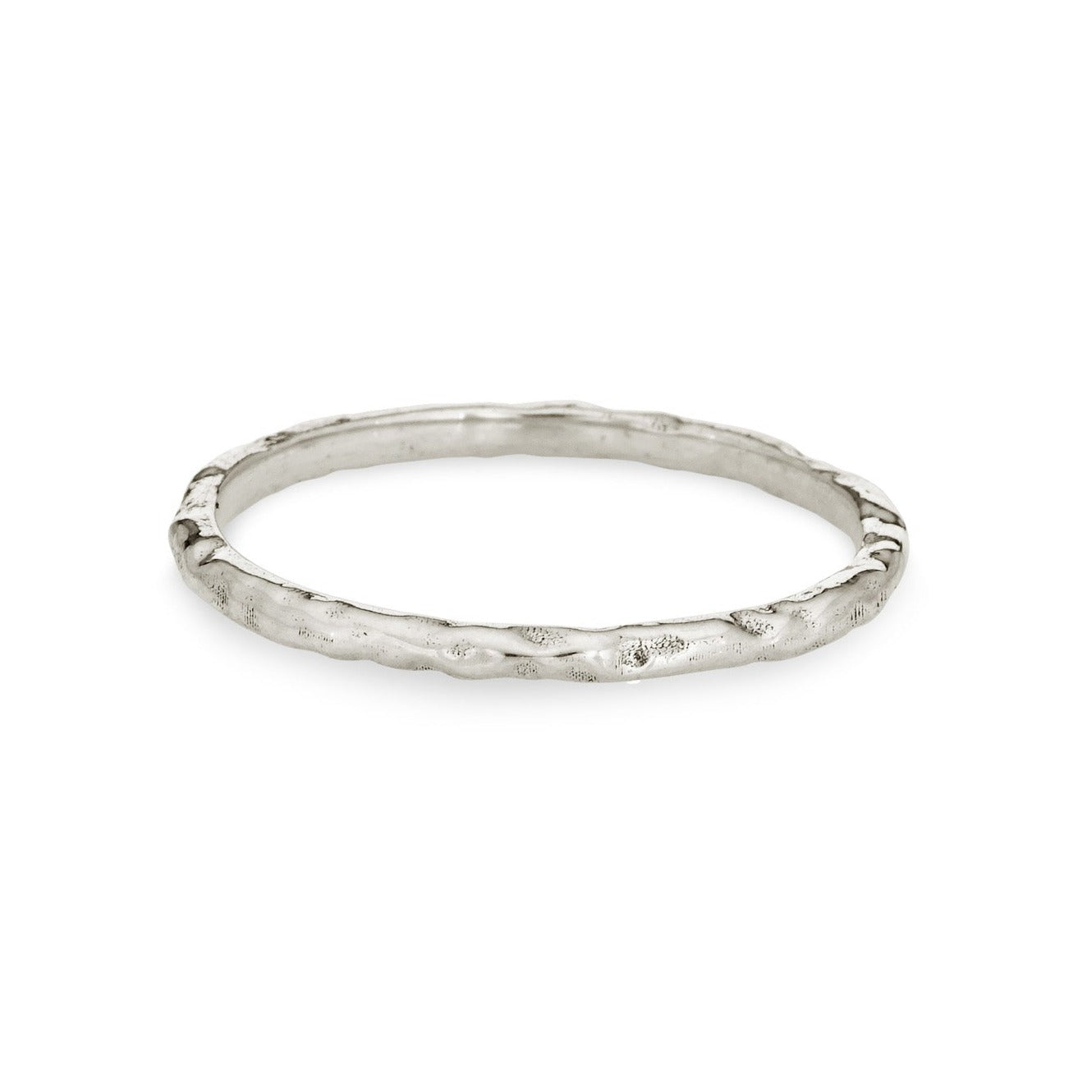 Elegant Silver Ring, Simple Wedding Band, Thin Sterling Silver Ring,  Textured Silver Band, Silver Stacking Ring, Boho Silver Ring, Silver